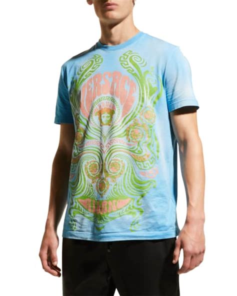 versace tie dye t shirt|Versace Men's 70s Psych Tie.